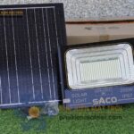 Đèn pha LED năng lượng mặt trời 200W - Saco [Tấm Pin Mono cao cấp]