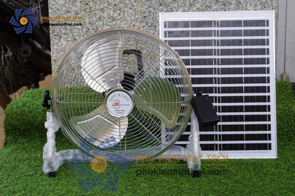 Quạt Jindian năng lượng mặt trời JD-S8800 chân quỳ cao cấp [Pin Mono]