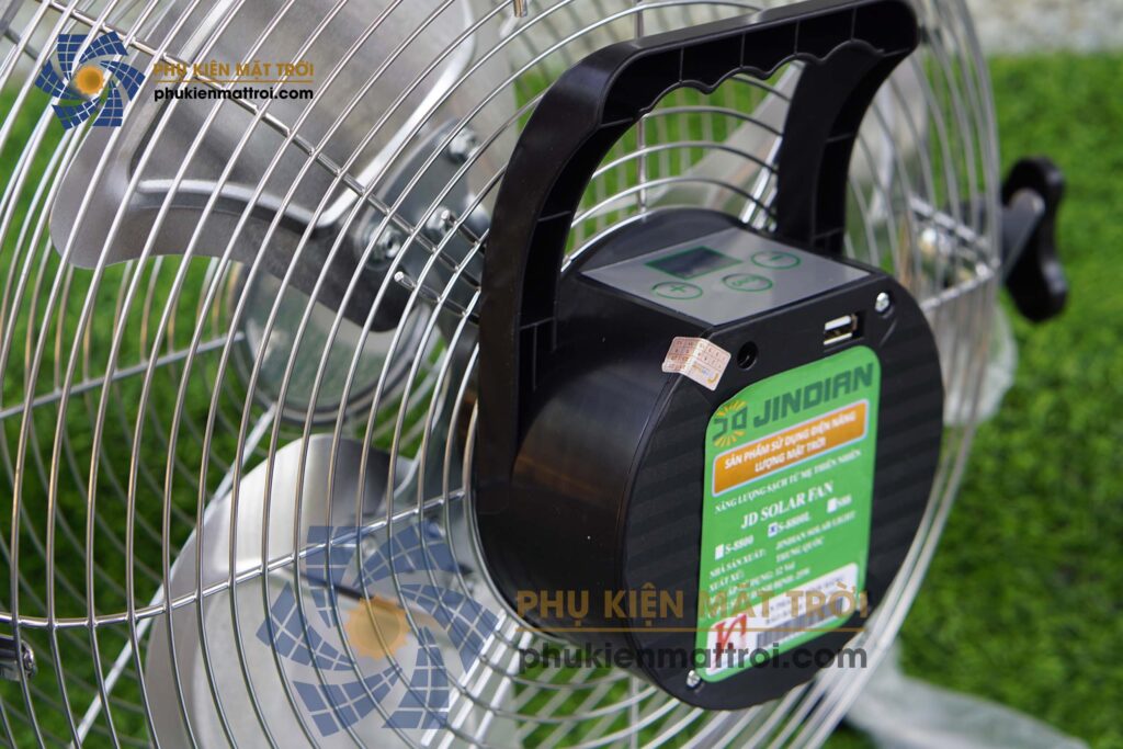 Quạt Jindian năng lượng mặt trời JD-S8800 chân quỳ cao cấp [Pin Mono]