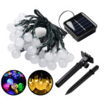 LED dây trang trí sân vườn hình cầu pha lê NLMT [LD04]