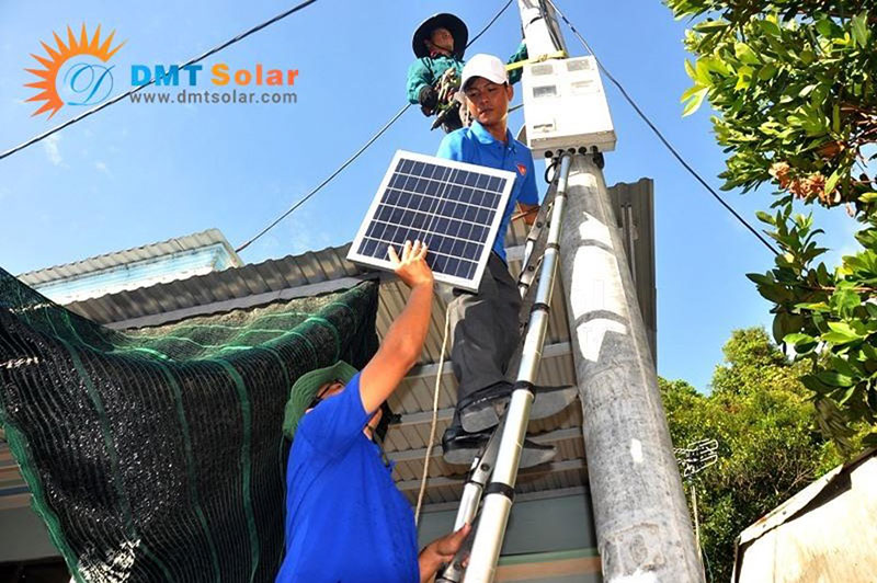 cách sử dụng đèn năng lượng mặt trời solar