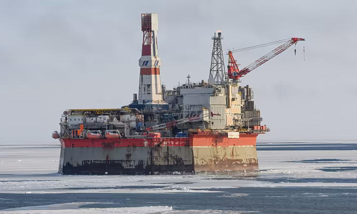 Dự án Sakhalin-2 vào năm 2019, cách đảo Hokkaido của Nhật Bản khoảng 40 km. Ảnh: Sakhalin Energy.