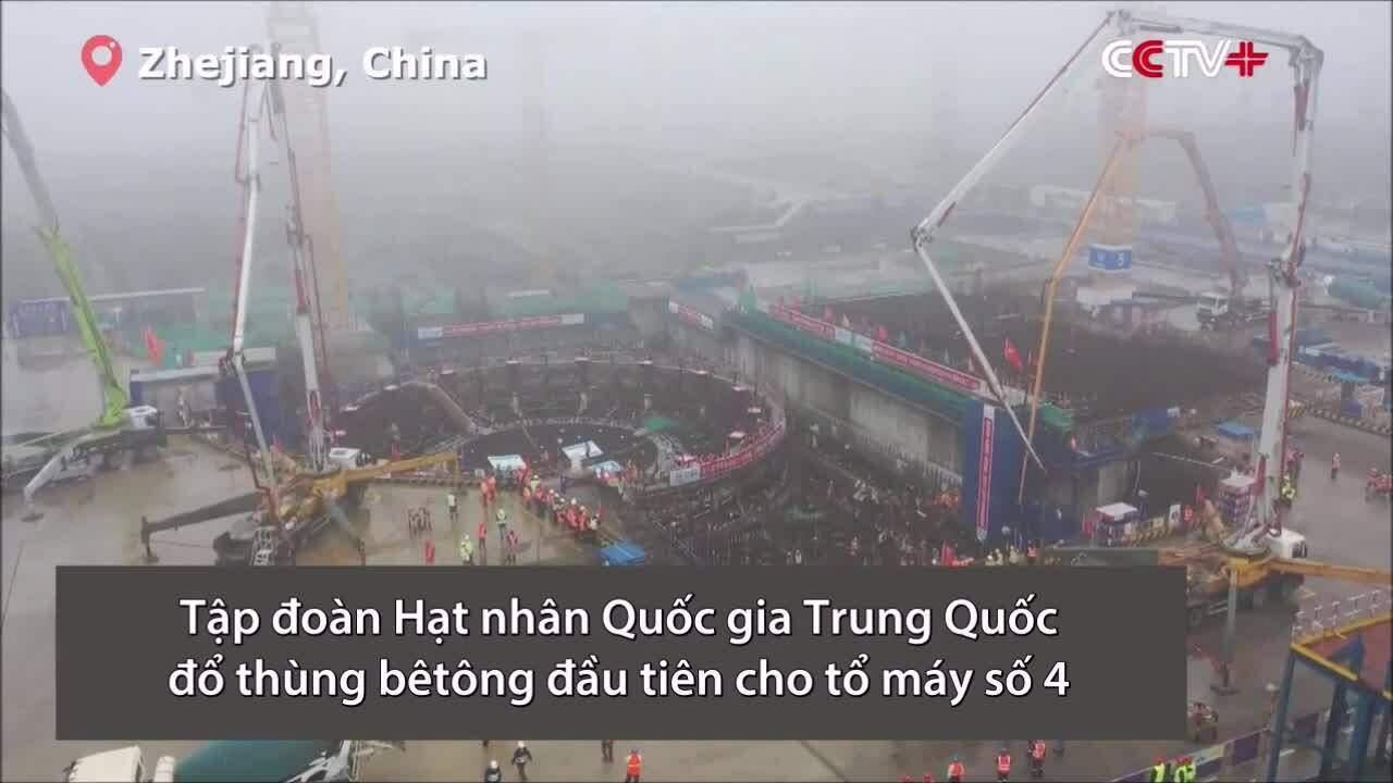 Trung Quốc xây nhà máy điện hạt nhân công suất 5 triệu kW