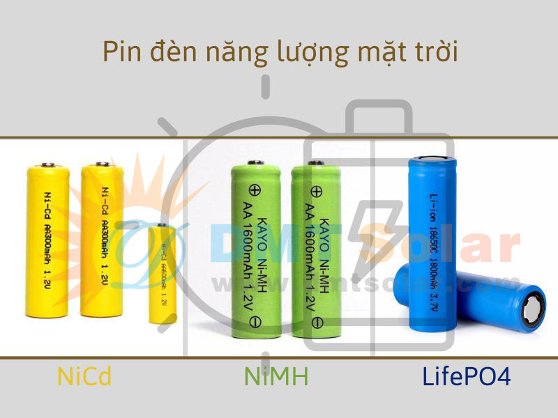 Pin đèn năng lượng mặt trời 