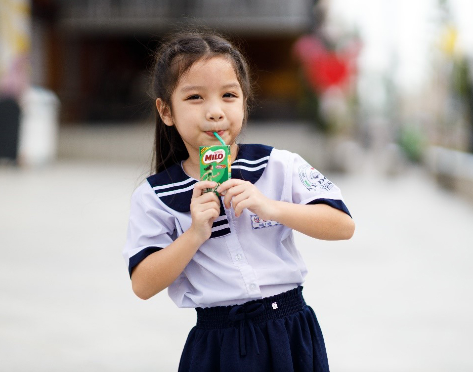 Nestlé MILO tiếp năng lượng cho trẻ trở lại trường.