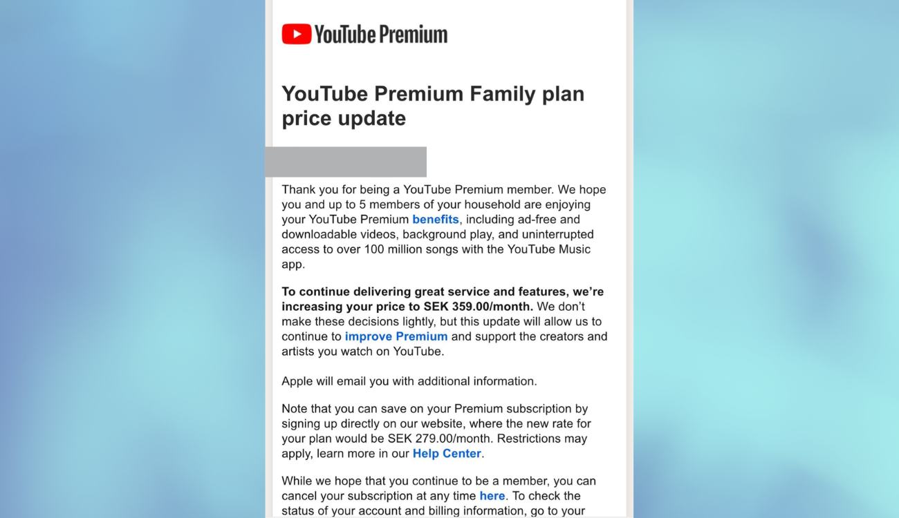 YouTube Premium lại tăng giá ở một loạt quốc gia, người dùng tính hủy đăng ký- Ảnh 2. YouTube Premium lại tăng giá ở một loạt quốc gia, người dùng tính hủy đăng ký- Ảnh 2.