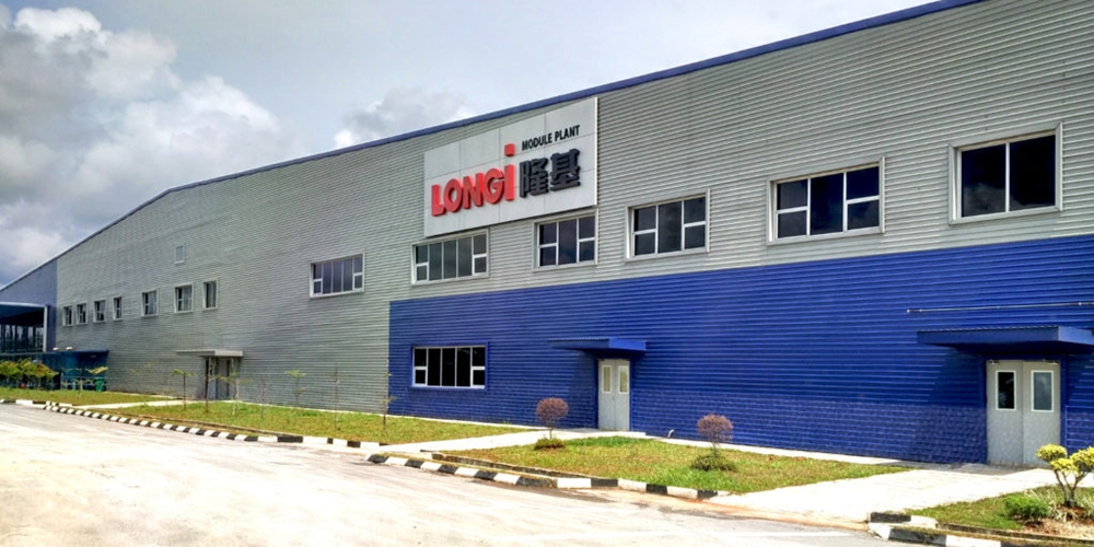 Nhà máy của LONGi tại Malaysia.