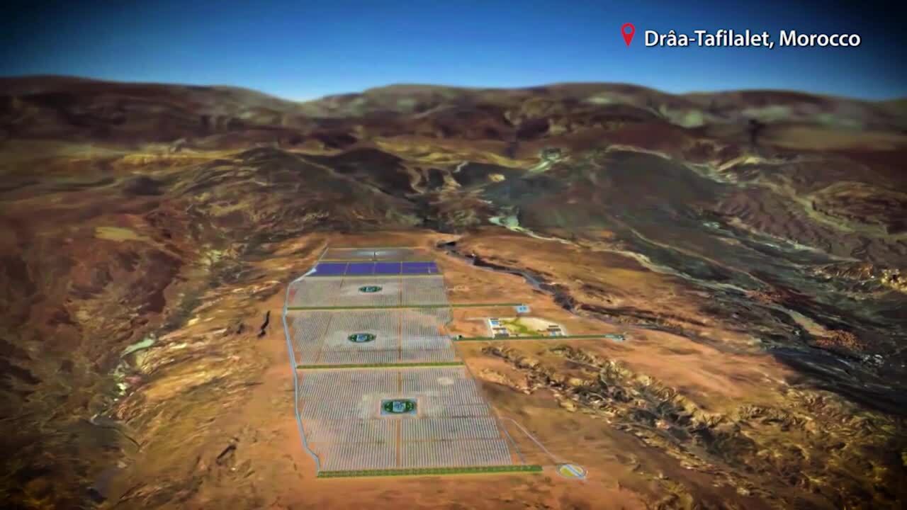 Trang trại điện mặt trời hội tụ lớn nhất thế giới