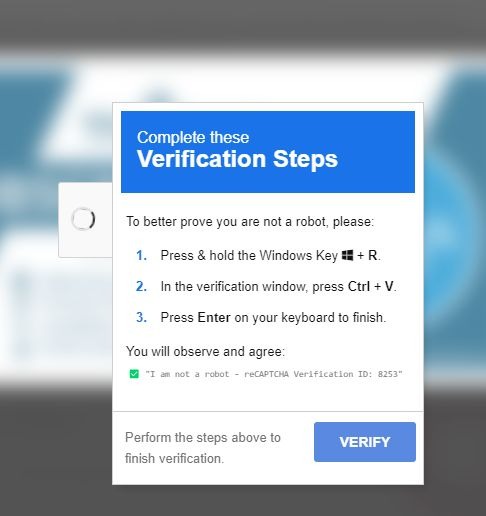 Hé lộ thủ đoạn của hacker: dùng CAPTCHA giả, lừa người dùng tự cài mã độc chỉ với 5 nút bấm- Ảnh 3. Hé lộ thủ đoạn của hacker: dùng CAPTCHA giả, lừa người dùng tự cài mã độc chỉ với 5 nút bấm- Ảnh 3.