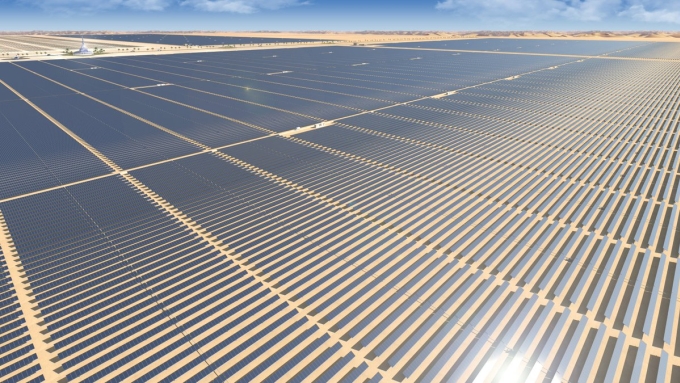 Mohammed bin Rashid Al Maktoum Solar Park. Ảnh: Masdar/Twitter