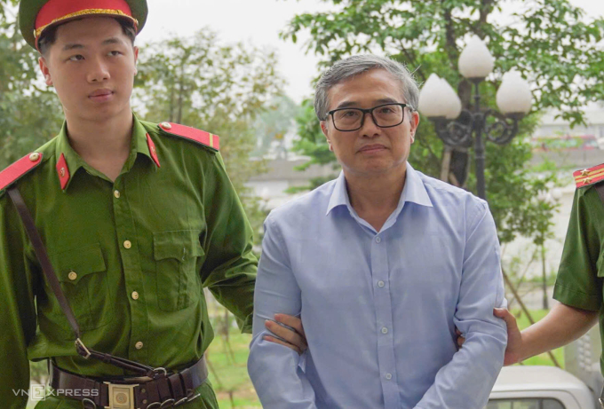 Bị cáo Hoàng Quốc Vượng, cựu Chủ tịch Tập đoàn Điện lực Việt Nam (EVN), cựu thứ trưởng Công Thương. Ảnh: Hoàng Giang