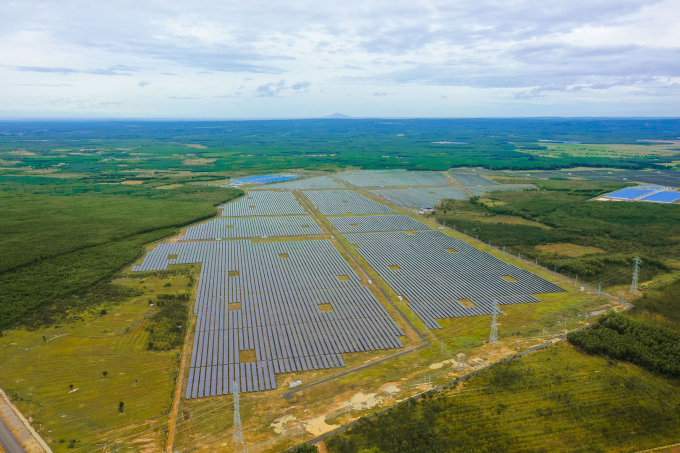 Nhà máy điện mặt trời Lộc Ninh 3, tỉnh Bình Phước. Ảnh: SuperCorp Vietnam