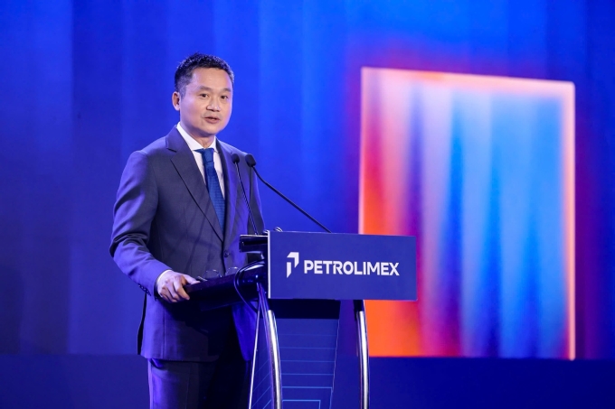 Ông Phạm Văn Thanh, Hội đồng quản trị tại sự kiện ra mắt nhận diện thương hiệu mới. Ảnh: Petrolimex