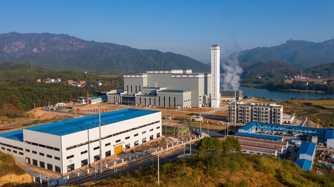 Một nhà máy đốt rác thải ở Thiệu Dương, tỉnh Hồ Nam. Ảnh: VCG